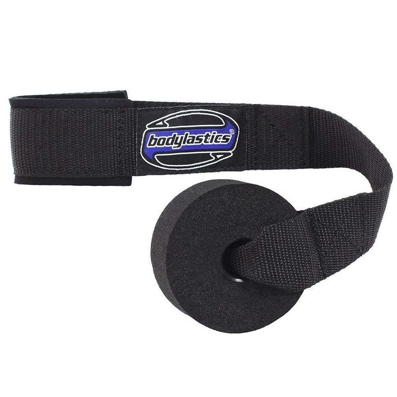 Bodylastics BLCOMP03 Heavy Duty Portable Door Anchor Attachment for Gym Resistance Bands Workouts for Any Standard Doors with Dense Foam, Black