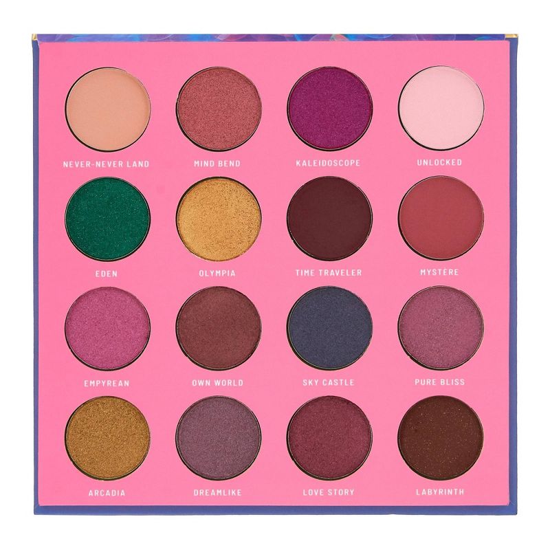 Color Story 16 Shade Pressed Pigment Eyeshadow Palette - Fantasia - 0.54oz