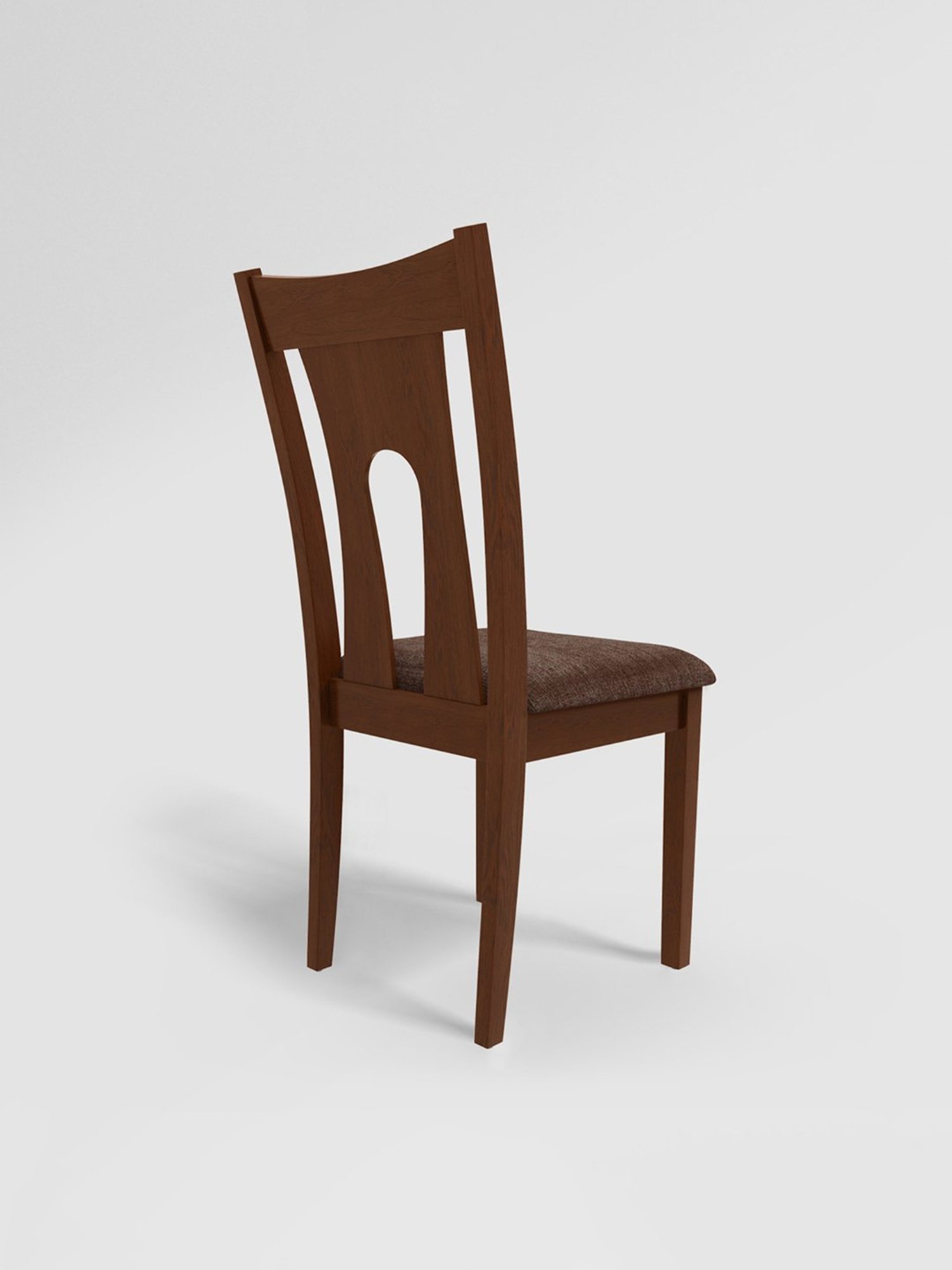 Godrej Interio Honey Brown Wood Dining Chair (Set of 2)