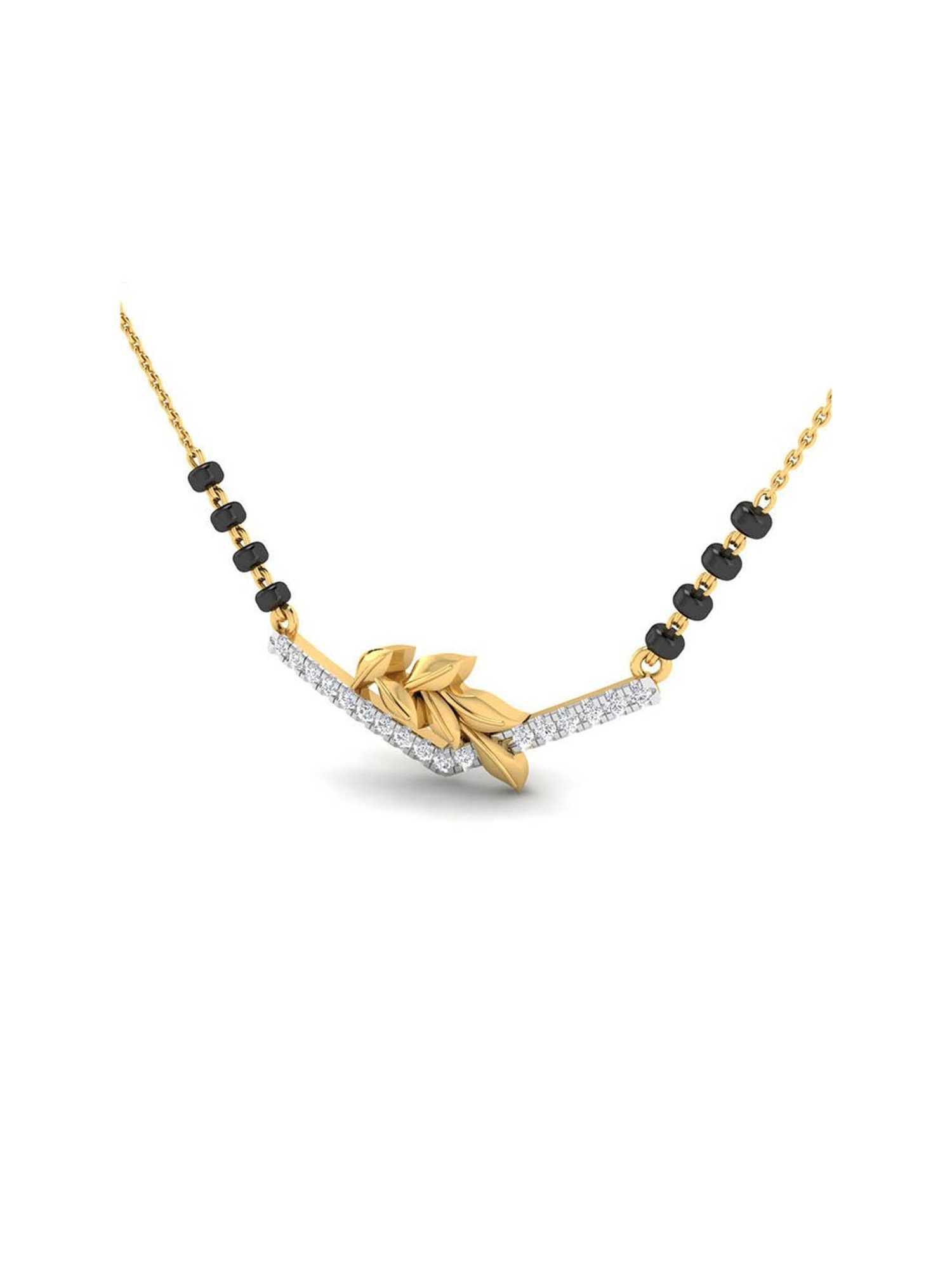 Waman Hari Pethe Jewellers 18k Gold & Diamond Mangalsutra for Women