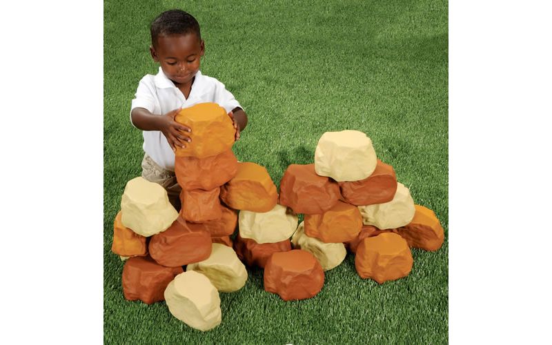 Kaplan Early Learning Foam Rock Wall Builders - Set of 25