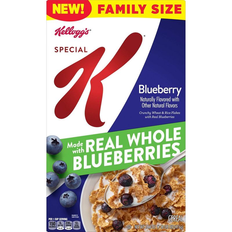 Special K Blueberry Family Size Cereal - 16.9oz - Kellogg's