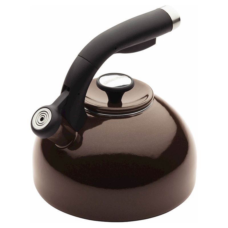 Mr. Coffee 2 Quart Stainless Steel Whistling Tea Kettle with Nylon Handle