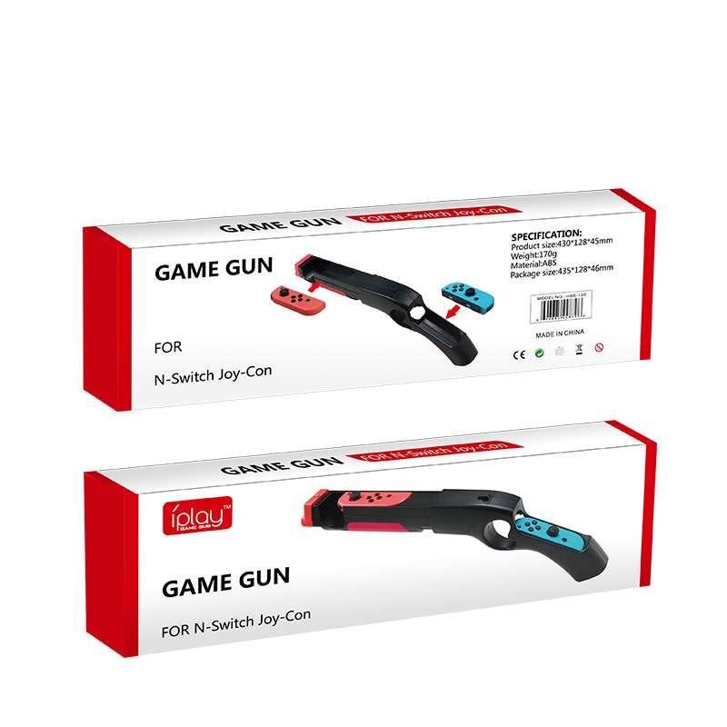 Game Gun Controller Compatible with Nintendo Switch Shooting Games Gun Controller for N-Switch JoyCons Nintendo Switch and Other Shooting Games - 1 Pack