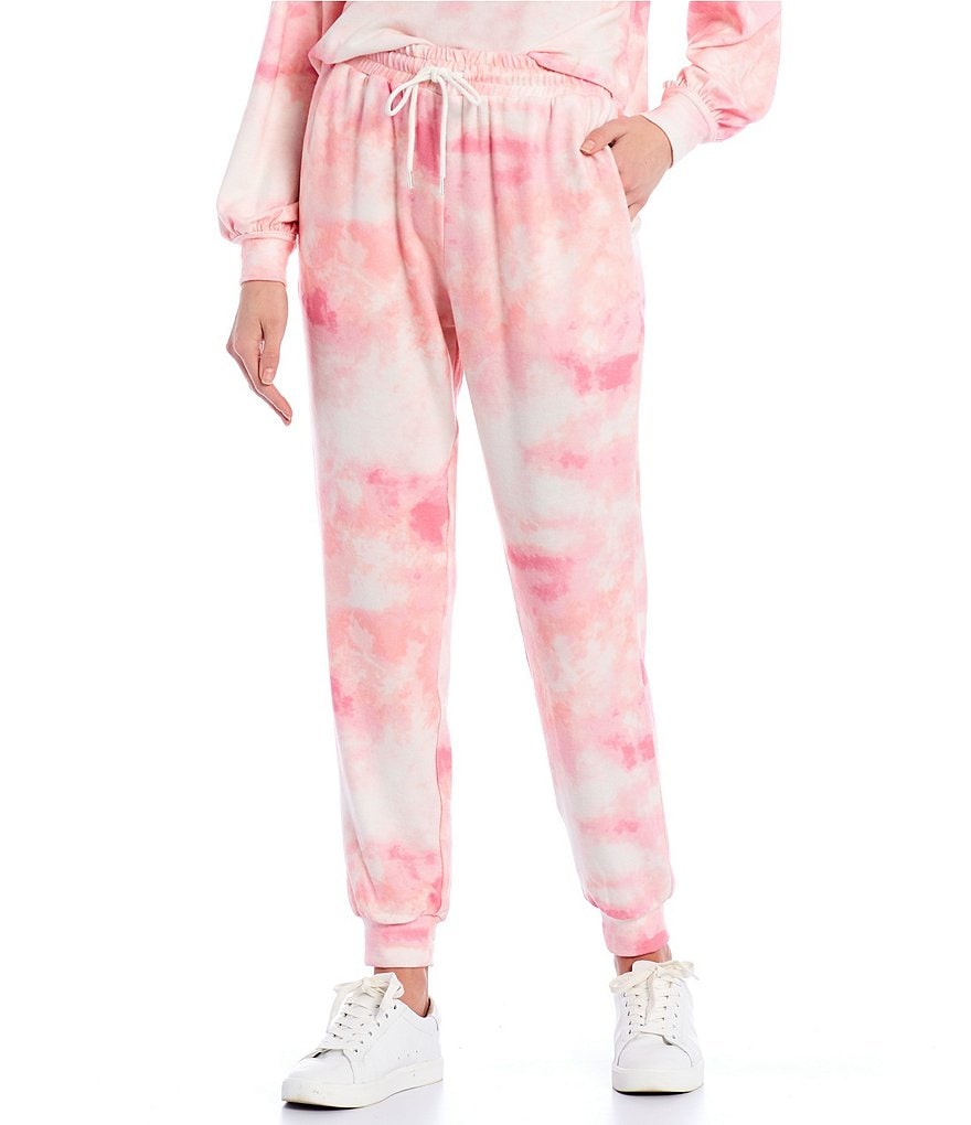 Coco + Jaimeson Tie-Dyed Hacci Coordinating Jogger Pants