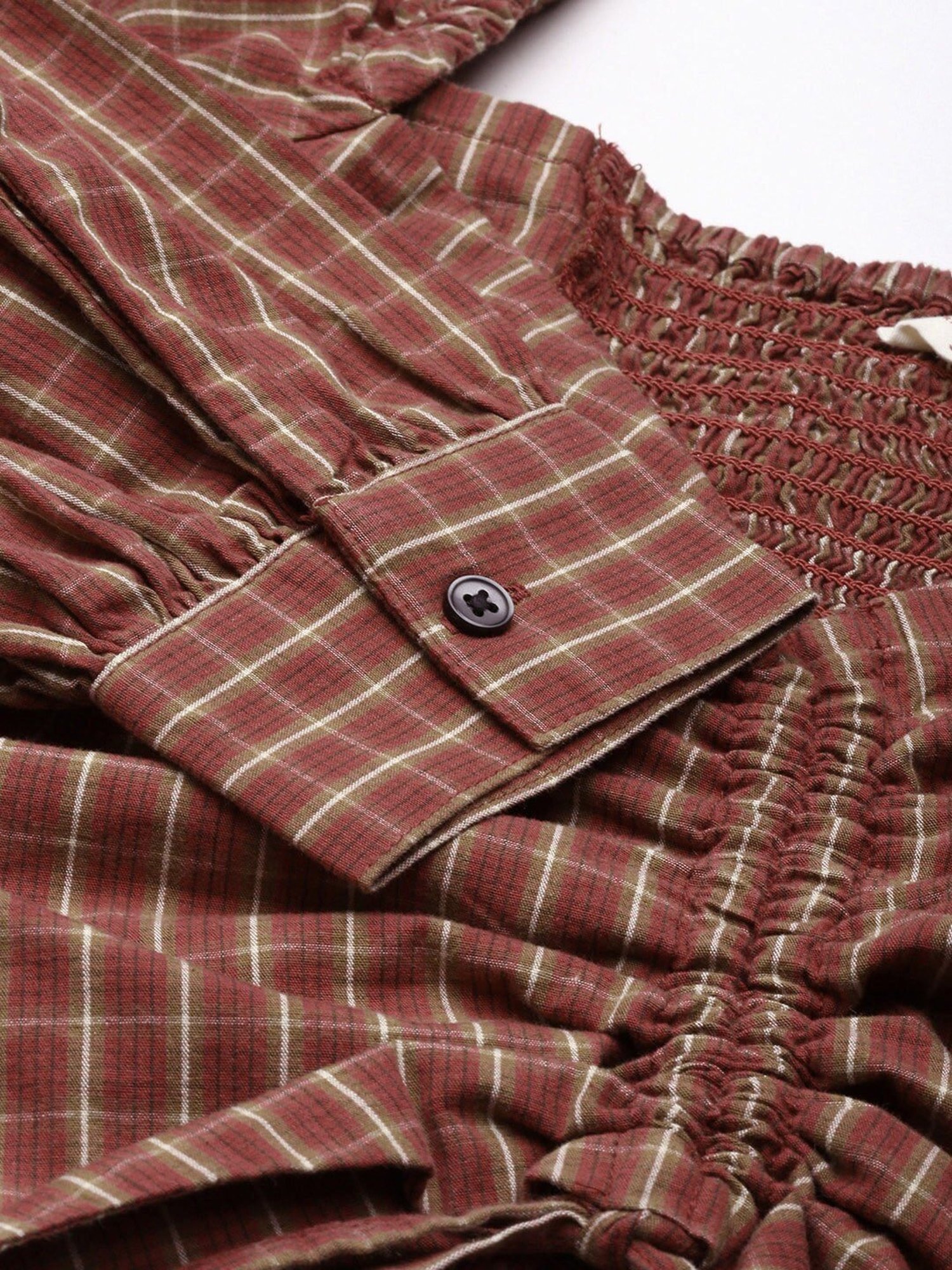 Levi's Brown Check Top