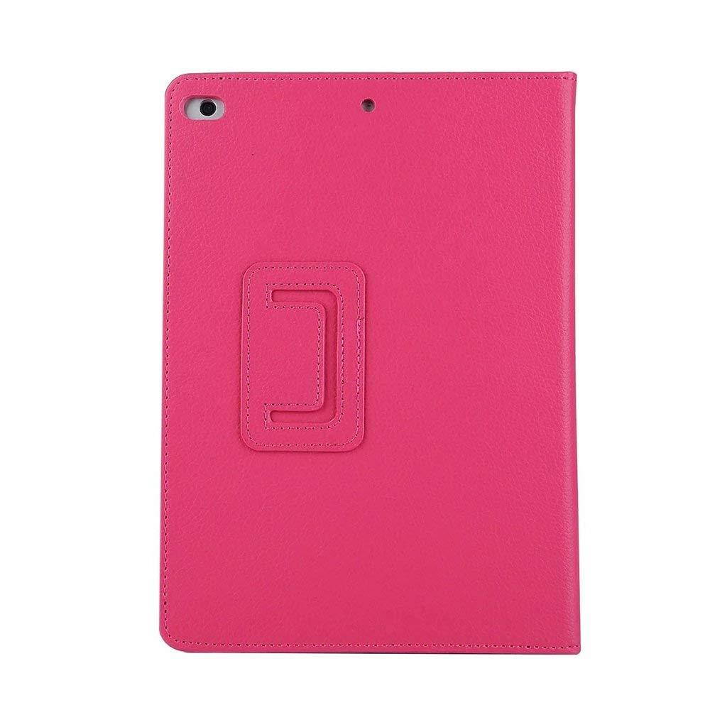 Vangoog 2017 New iPad Case Cover - Slim Folding Cover Case for Apple New iPad 9.7 inch 2017 Tablet / iPad Air / Air 2 (with Auto Wake / Sleep),Hot Pink