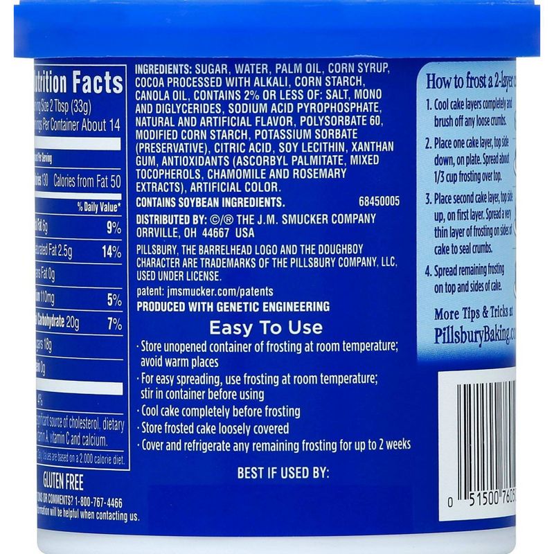 Pillsbury Creamy Supreme Chocolate Fudge Frosting - 16oz