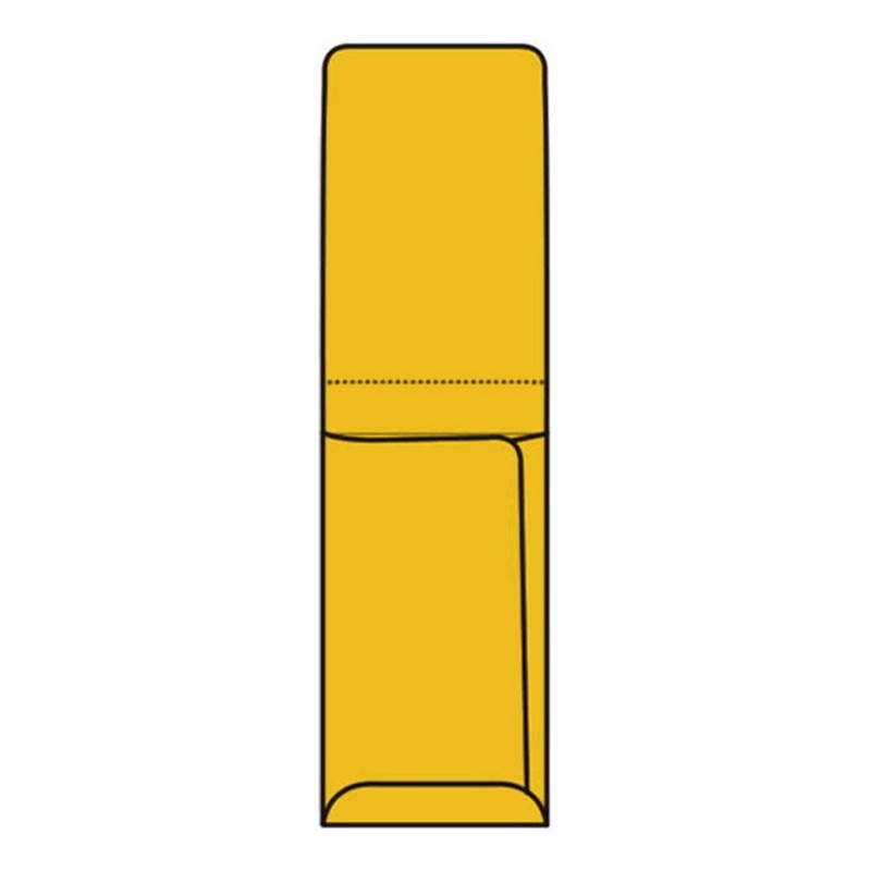 Open End Parking Ticket/Jewelry Envelopes, 3-1/8" x 5-1/2", 28#, Tan Kraft, Large Flaps, Remoistening Seal (Box of 500)