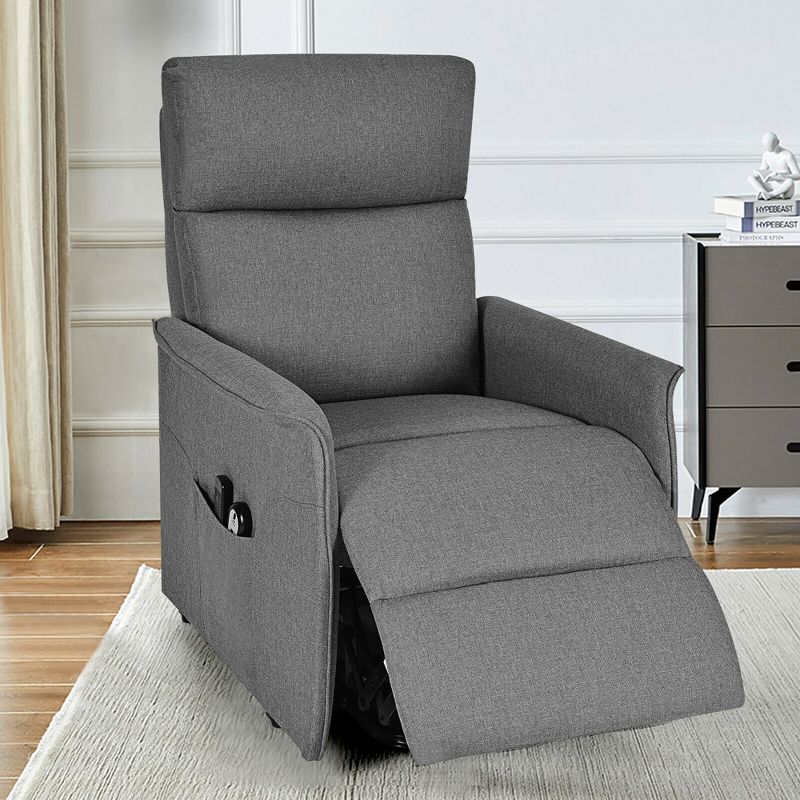 Costway Electric Power Lift Massage Chair Recliner Sofa Fabric Padded Seat Home