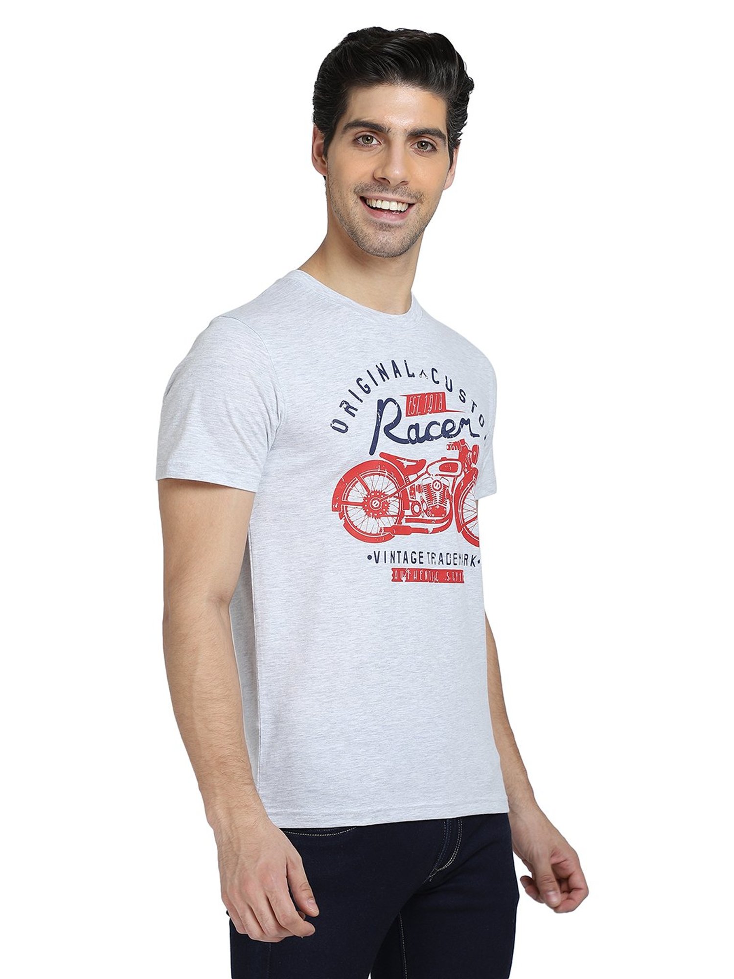 Dyca Light Grey Crew T-Shirt