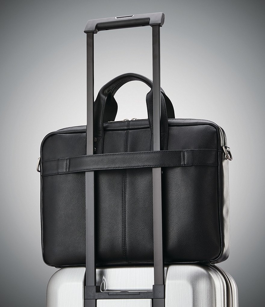 Samsonite Classic Leather Slim Briefcase
