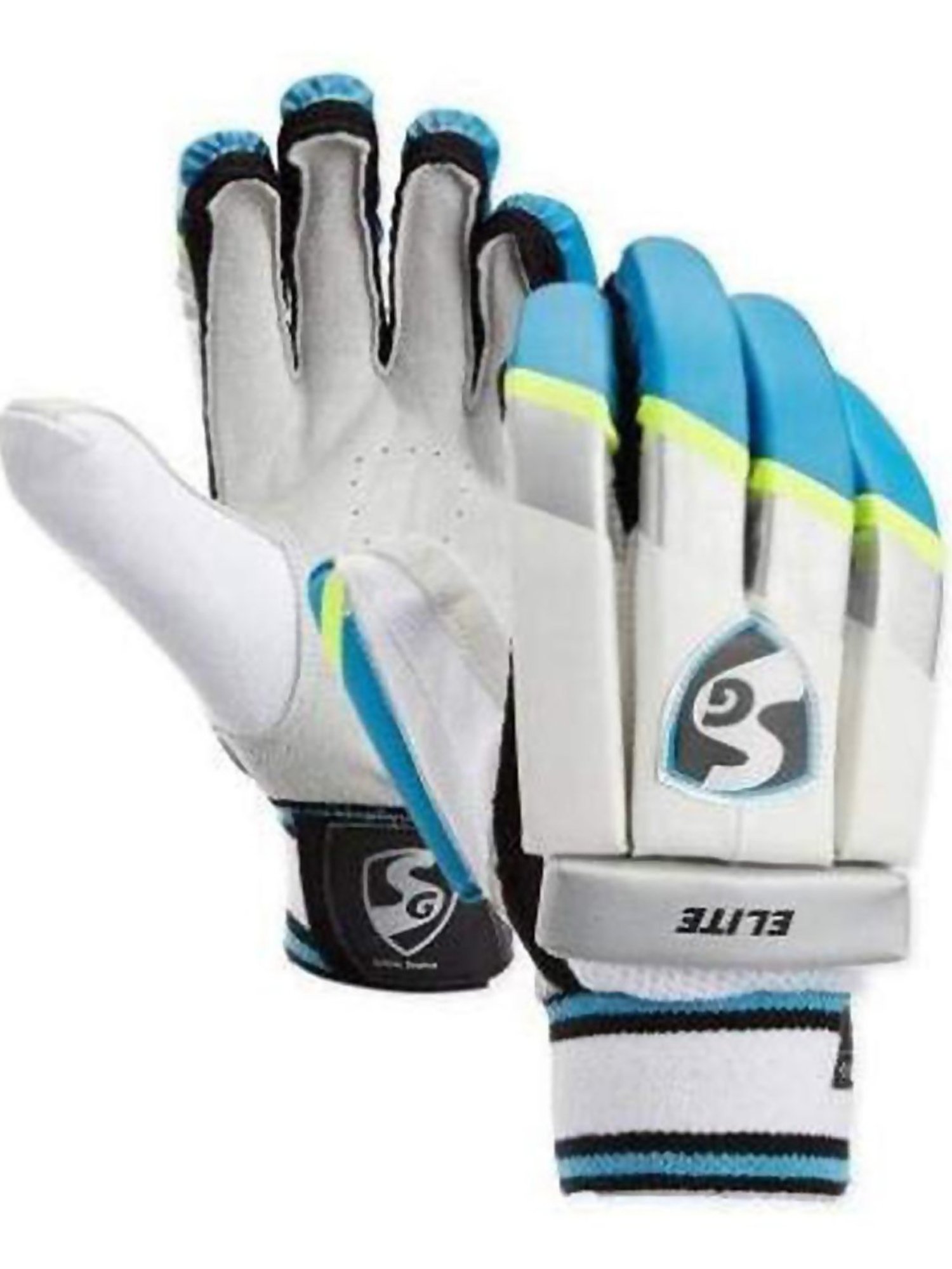 SG White Elite LH Batting Gloves for Adult