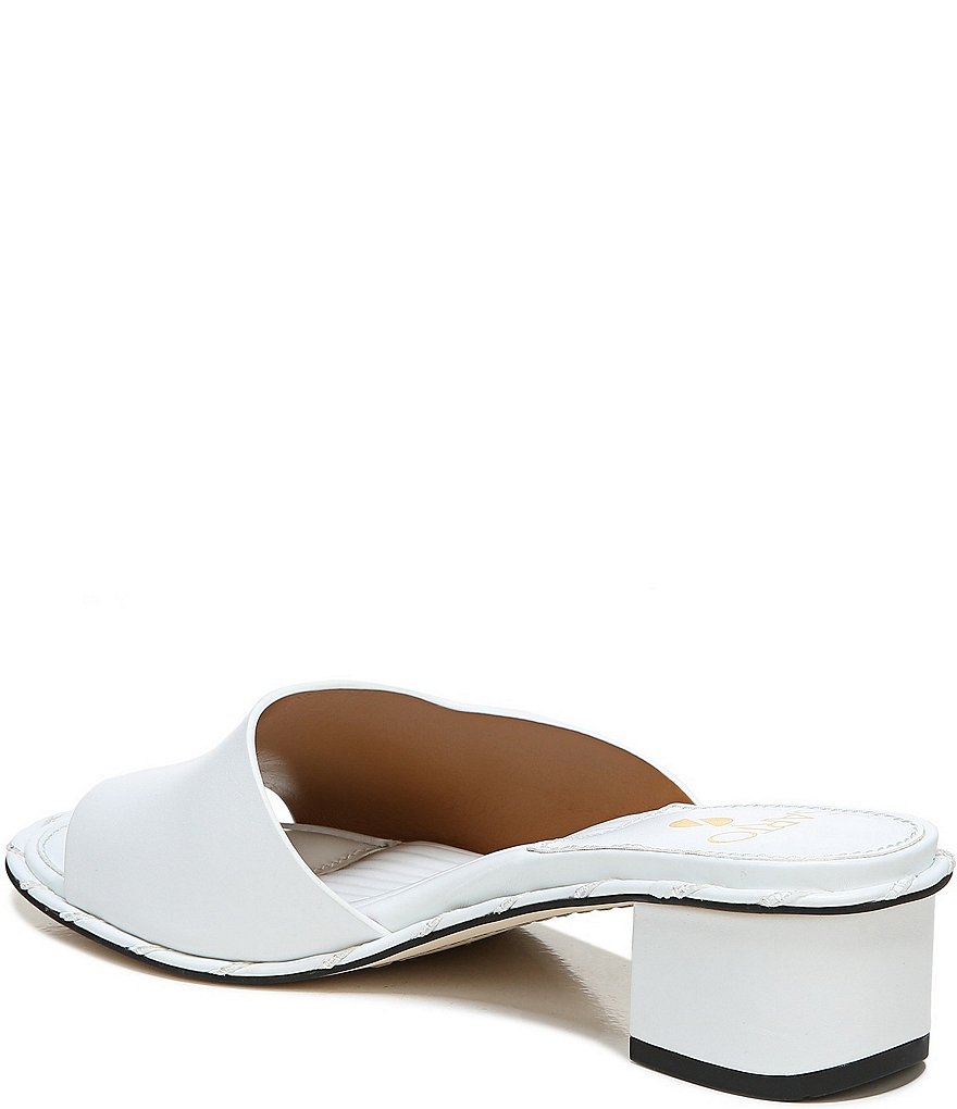 Sarto by Franco Sarto Alden Leather Block Heel Slides