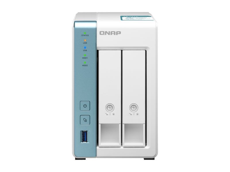 QNAP 4-Bay Personal Cloud NAS for Backup and Data Sharing 4-core 1.7GHz 1GB RAM w/ Lockable Drive Tray TS-431K-US