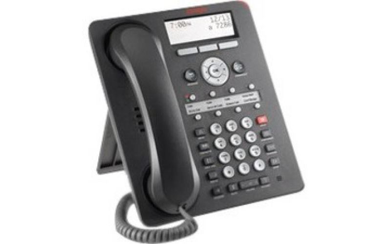 Avaya 1408 Standard Phone - Black - 1 x Phone Line - Speakerphone