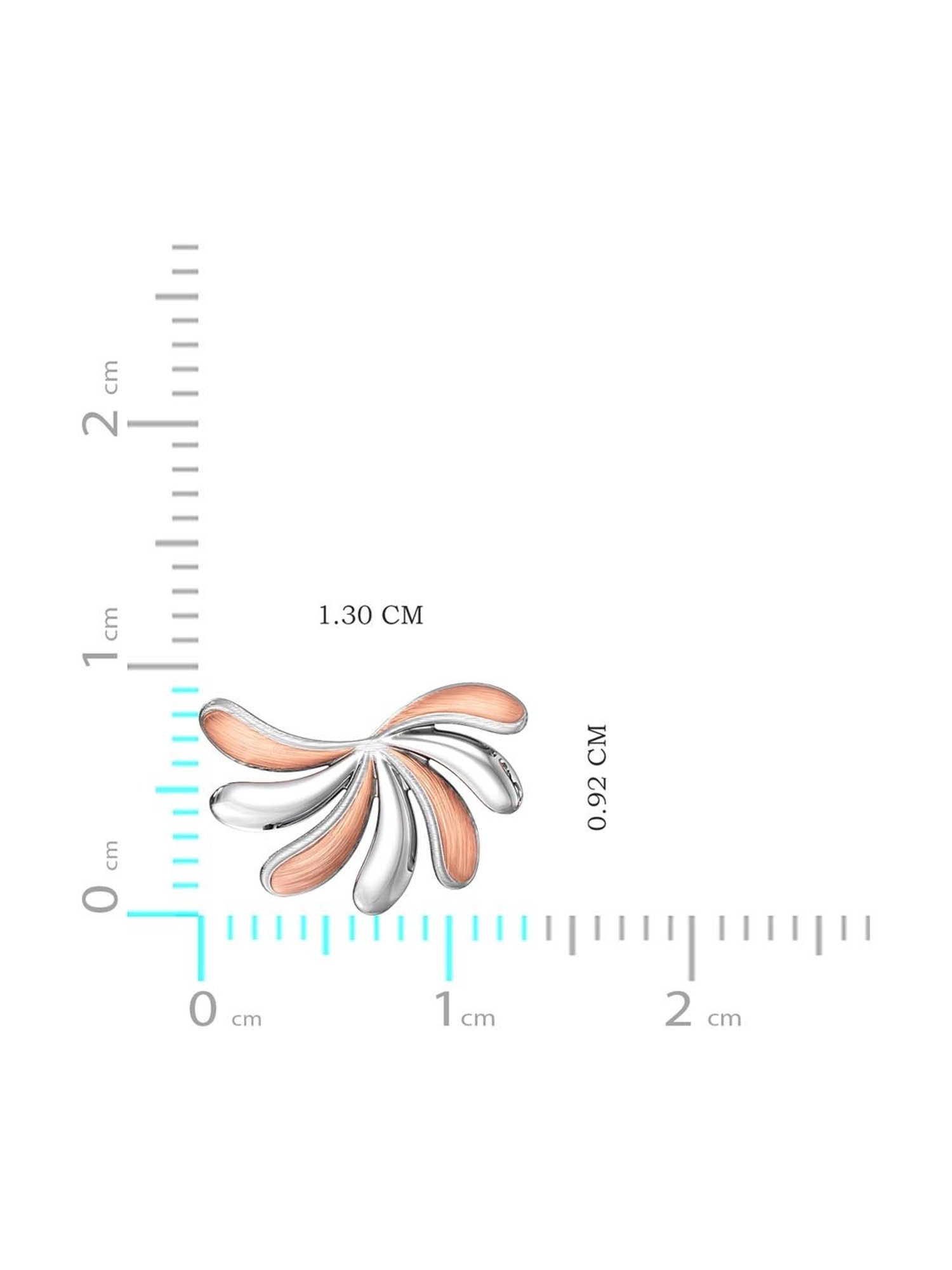 Joyalukkas 950 Platinum Jeweled cute Journal Earring