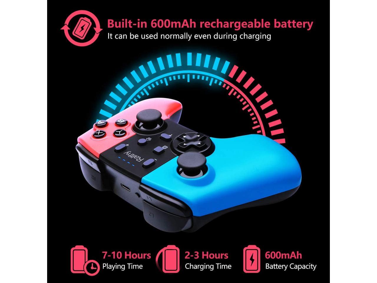 Wireless Controller for Nintendo Switch,Remote Pro Controller Gamepad Joystick for Nintendo Switch Console, Supports Gyro Axis, Turbo and Dual Vibration [Update Version]