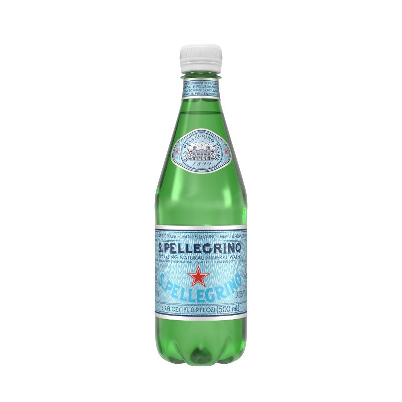 S.Pellegrino Sparkling Natural Mineral Water - 6pk/0.5L Bottles