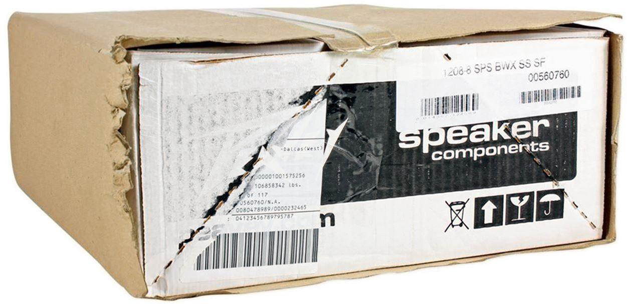 2 Peavey 1208-8 SPS BWX SS SF 12" Black Widow 500W RMS/2000W Max 8 Ohm Subwoofer