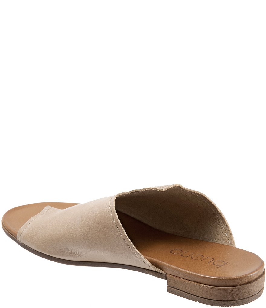 Bueno Tulla Toe Post Leather Slide Sandals