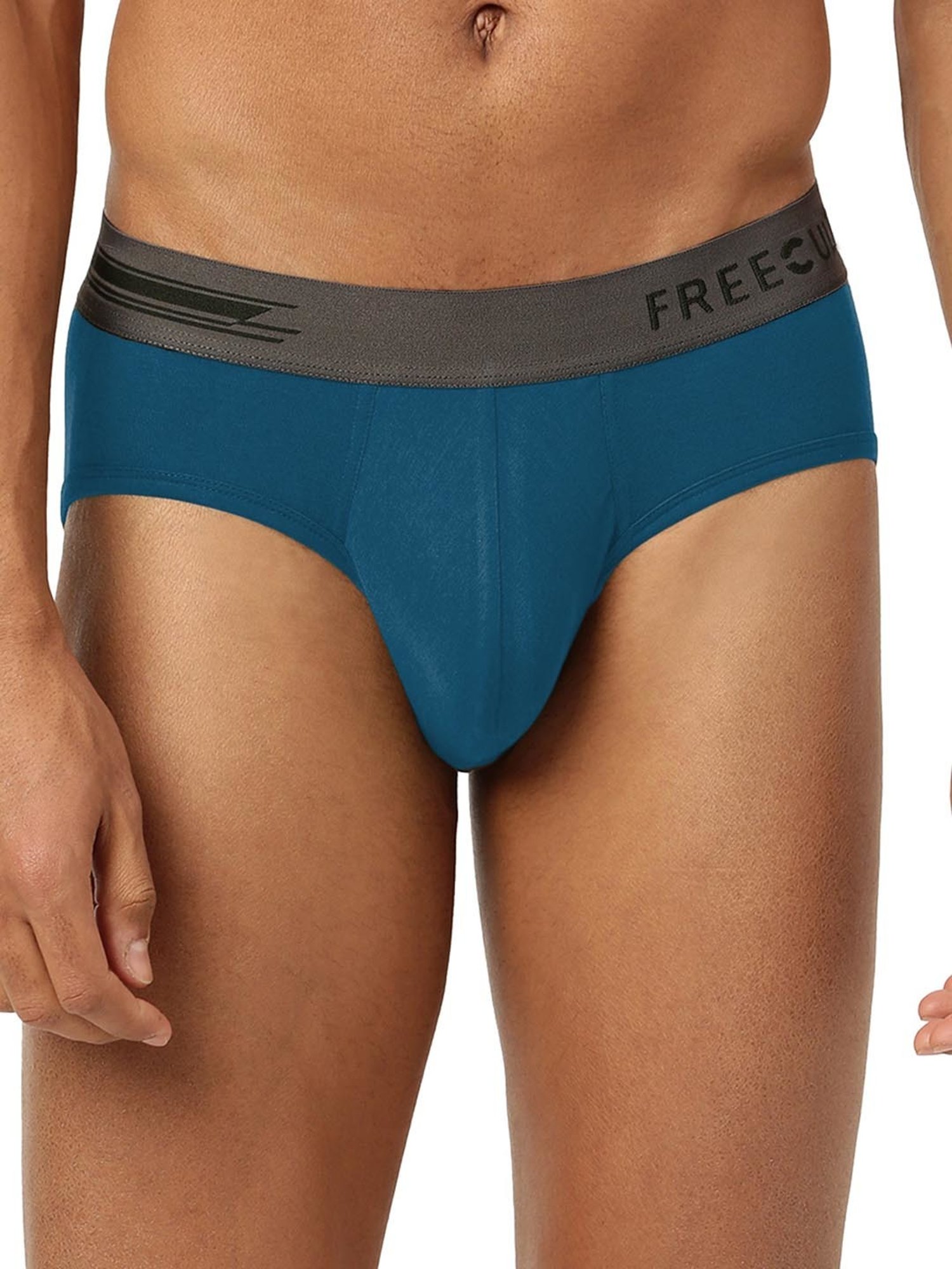 Freecultr Pot Black & Midnight Blue Comfort Fit Briefs - Pack of 2