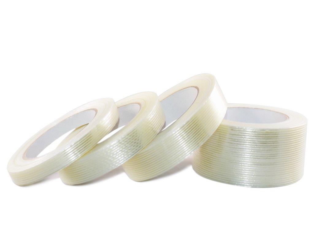 T.R.U. FIL-795 Filament Strapping Tape: 3/4 in. wide x 60 yds. (4 Mil) (Pack of 12)