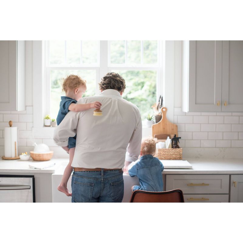 Full Circle Bubble Up Soap Dispenser and Dish Brush Set