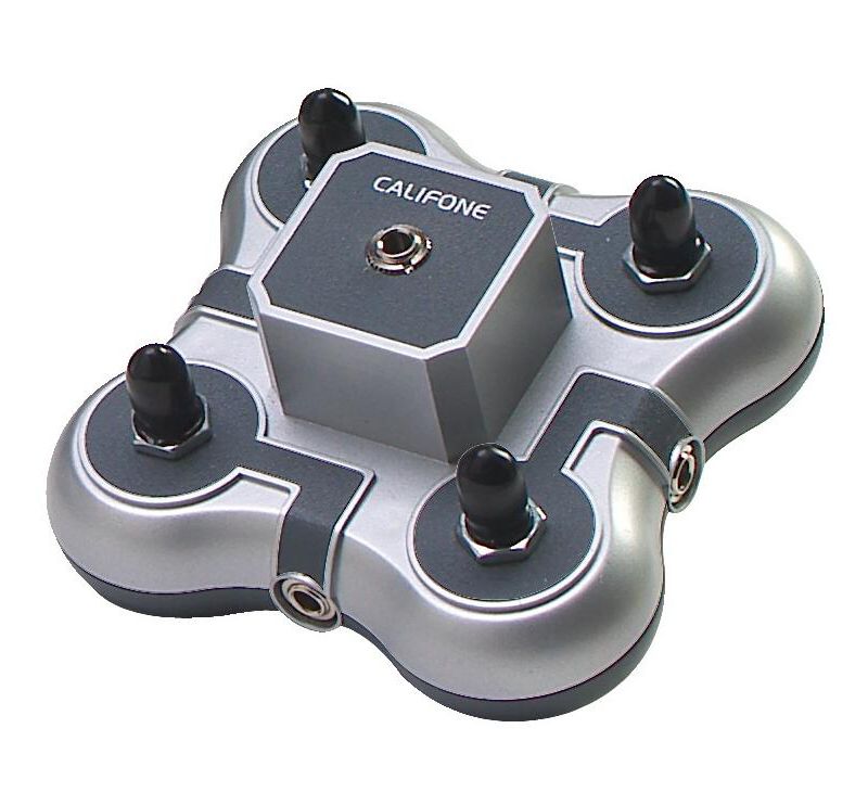 Califone 1114AVPS 4-Position Mini Stereo Jackbox