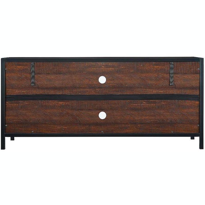 HearthPro Matthew TV Stand Media Console in Industrial Brown - SP6556-OM