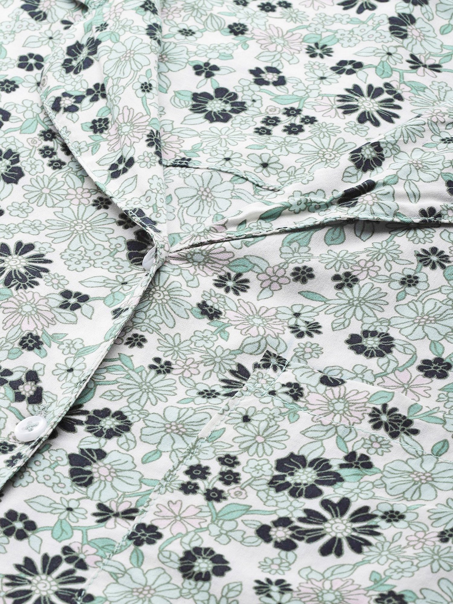 Hancock Multicolor Printed Night Suit