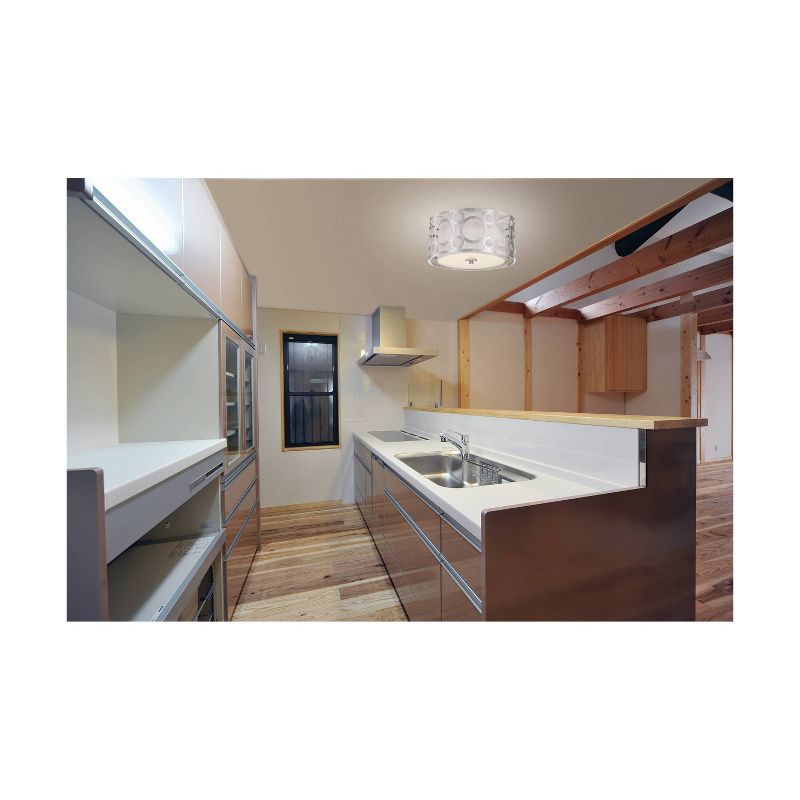 Ceiling Lights Flush Mount Brushed Nickel - Aurora Lighting