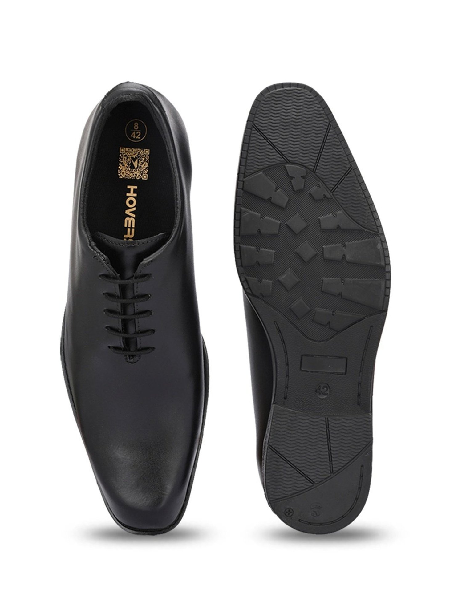 Hoversole Men's Warren Black Oxford Shoes