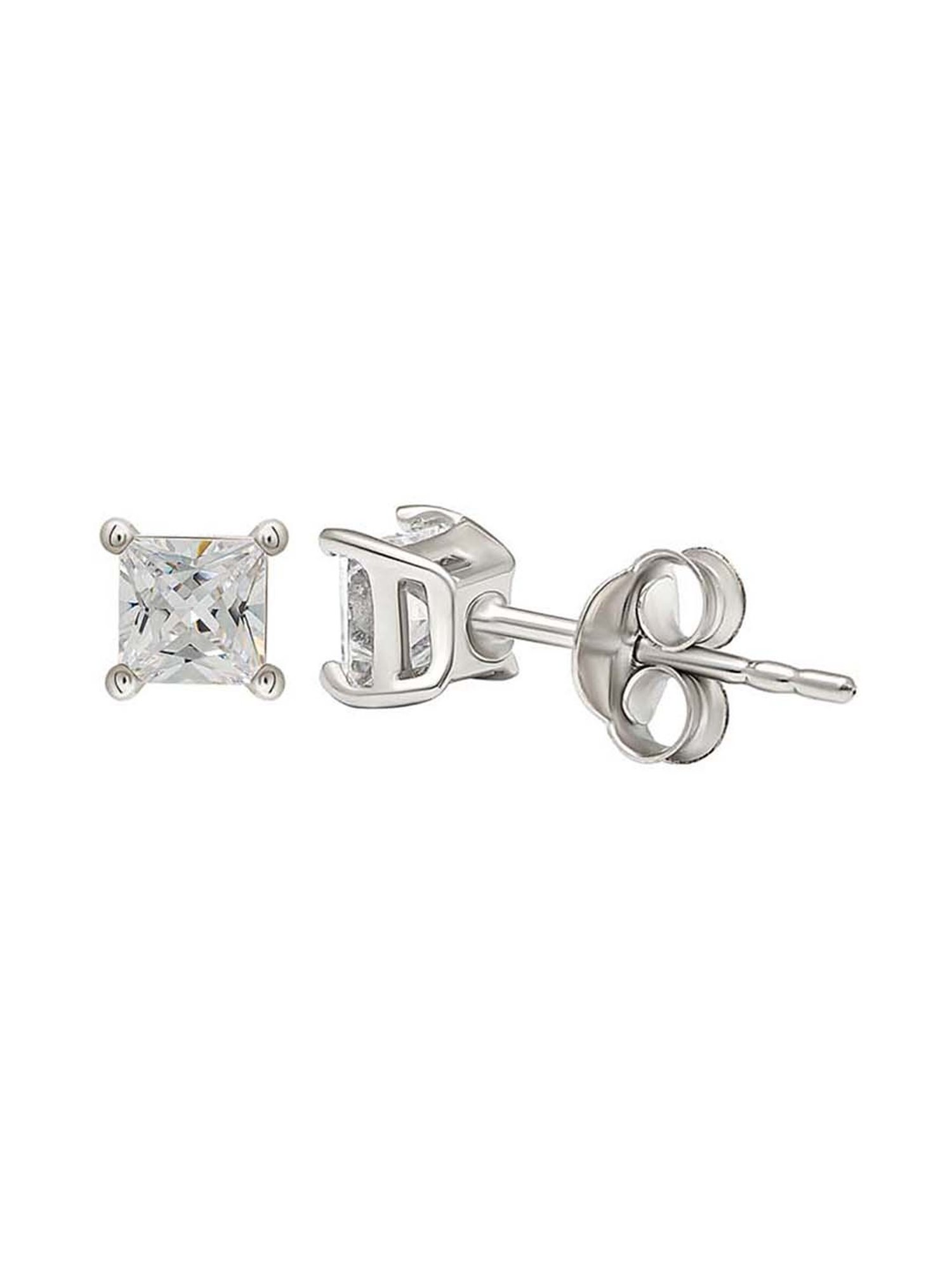Silberry 925 Sterling Silver Classic 5mm Stud Earrings for Women