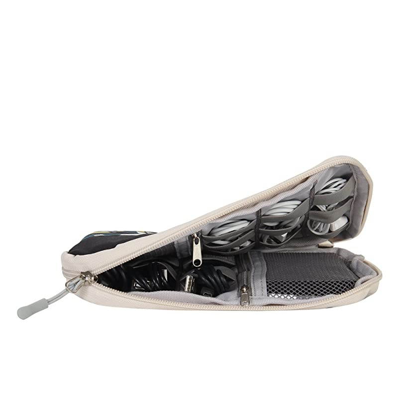 Travel Universal Cable Organizer Electronics Accessories Cases for Various USB Phone Charger and Cable Abstract