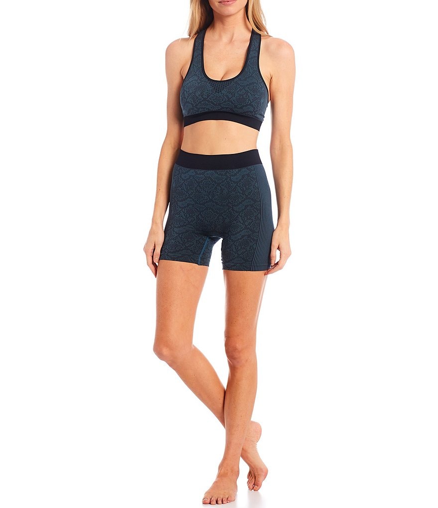 Half Moon by Modern Movement Coordinating Python Print Seamless Sleep Shorts