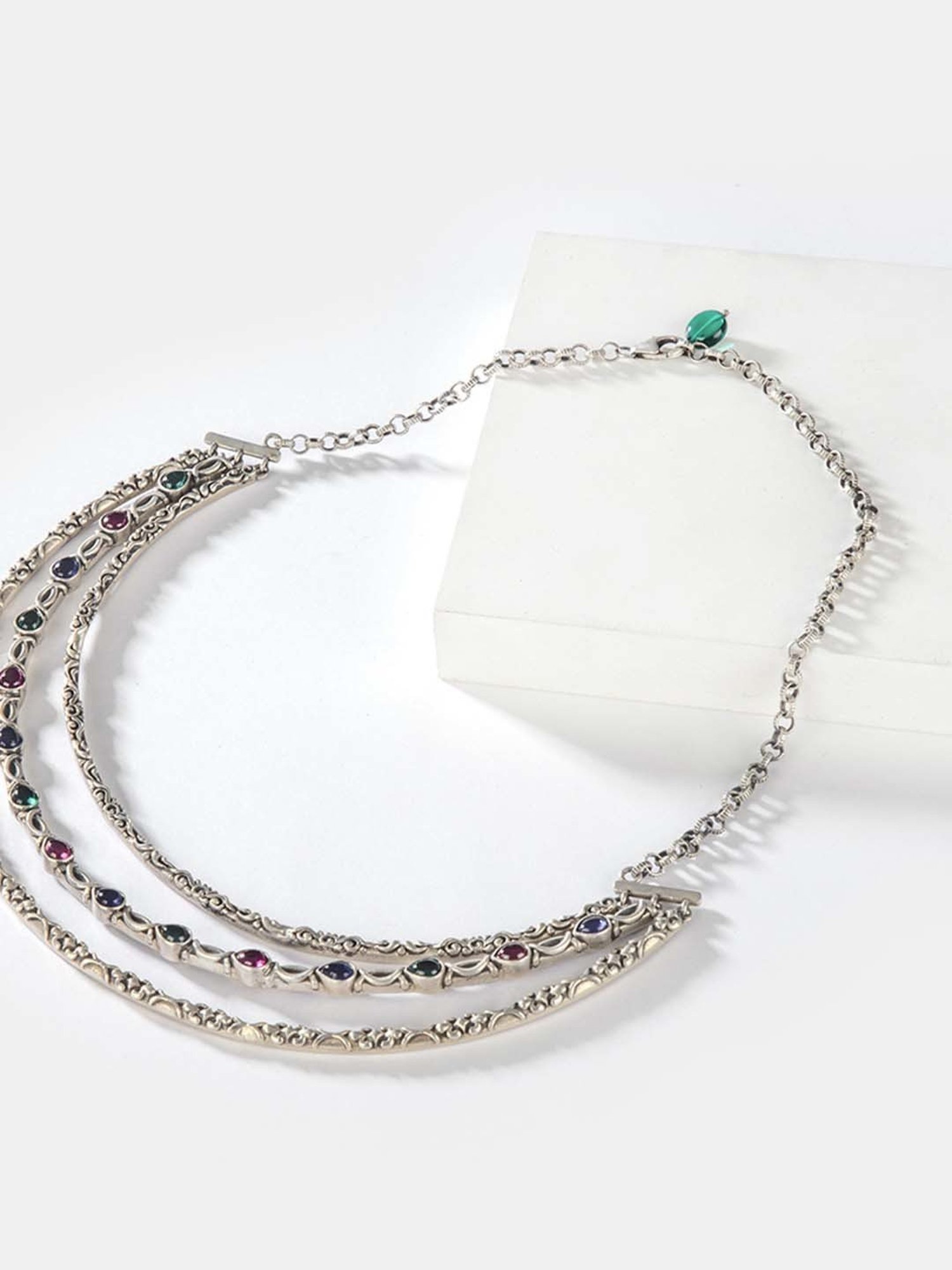 Shaya 92.5 Sterling Silver Feeling Futri Necklace for Women