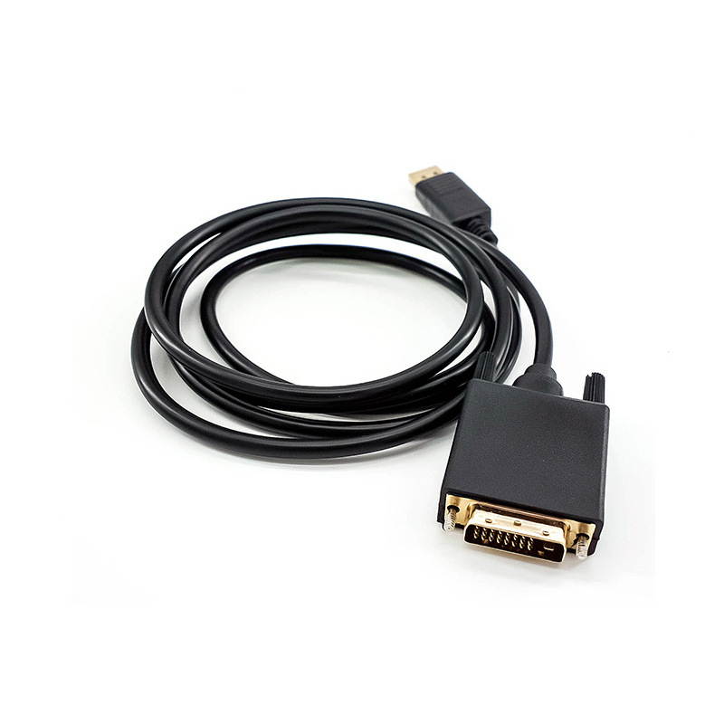 1.8m DP Male To DVI-D 24+1 Male Converter Cord Supported 1080P Full HD DisplayPort to DVI Adapter Cable for HDTV