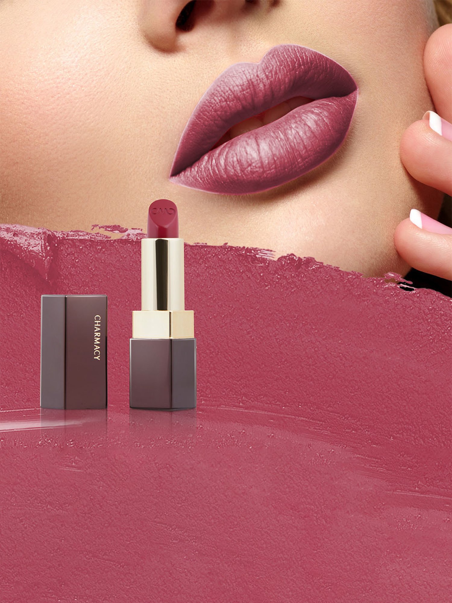 CHARMACY Milano Luxe Creme Lipstick Berry Blast 10 - 3.8 gm