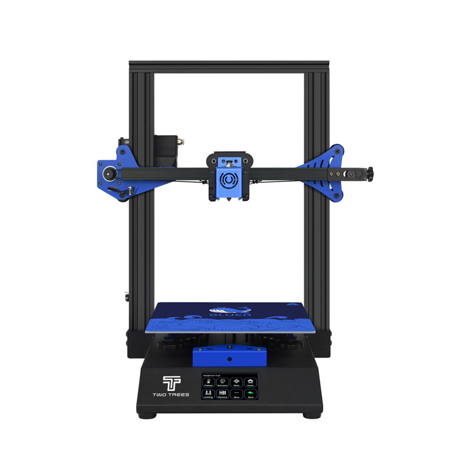 TWO TREES BLUER 3D Printer DIY Kit Sheet Metal Structure Silent Printing 235*235*280mm Build Volume High Precision with 3.5 Inch Touchscreen Heated Bed Resume Print Filament Run Out Detection Function
