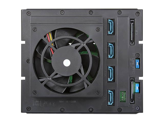 iStarUSA BPN-DE340HD-BLUE Trayless 3 x 5.25" to 4 x 3.5" 12Gb/s HDD Hot-swap Rack