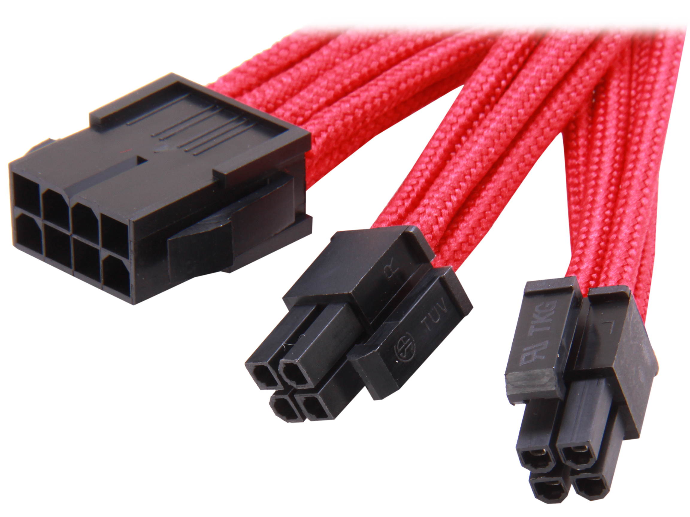 Silverstone PP07-EPS8W Sleeved Extension Power Supply Cable, 1 x 8pin to EPS12V 8pin(4+4) Connector