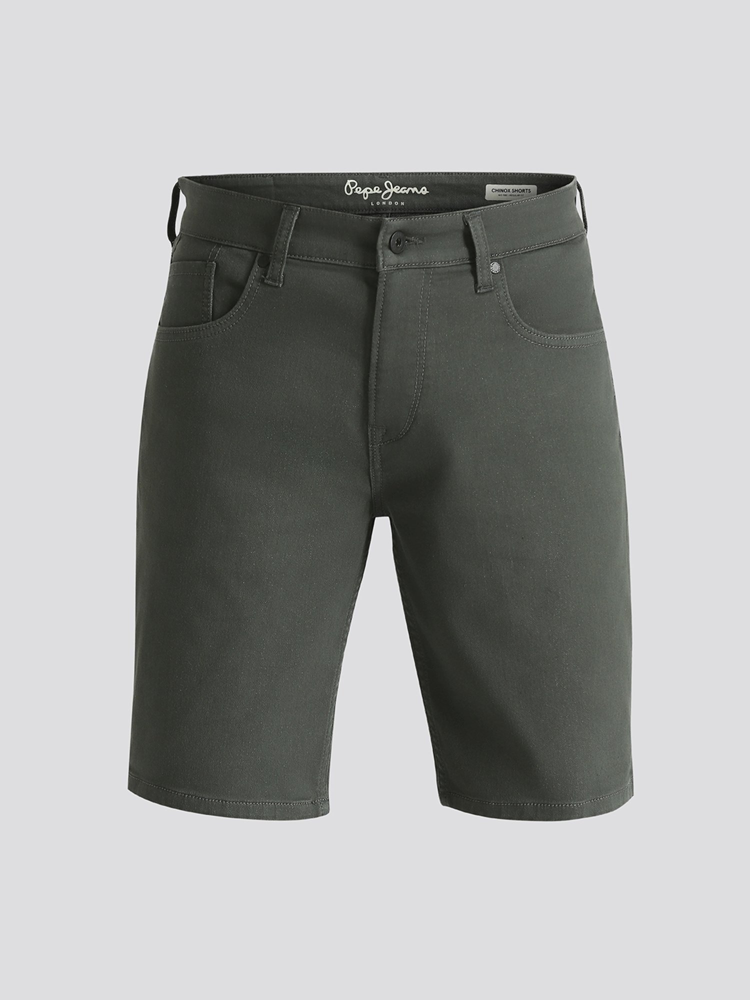 Pepe Jeans Olive Regular Fit Denim Shorts