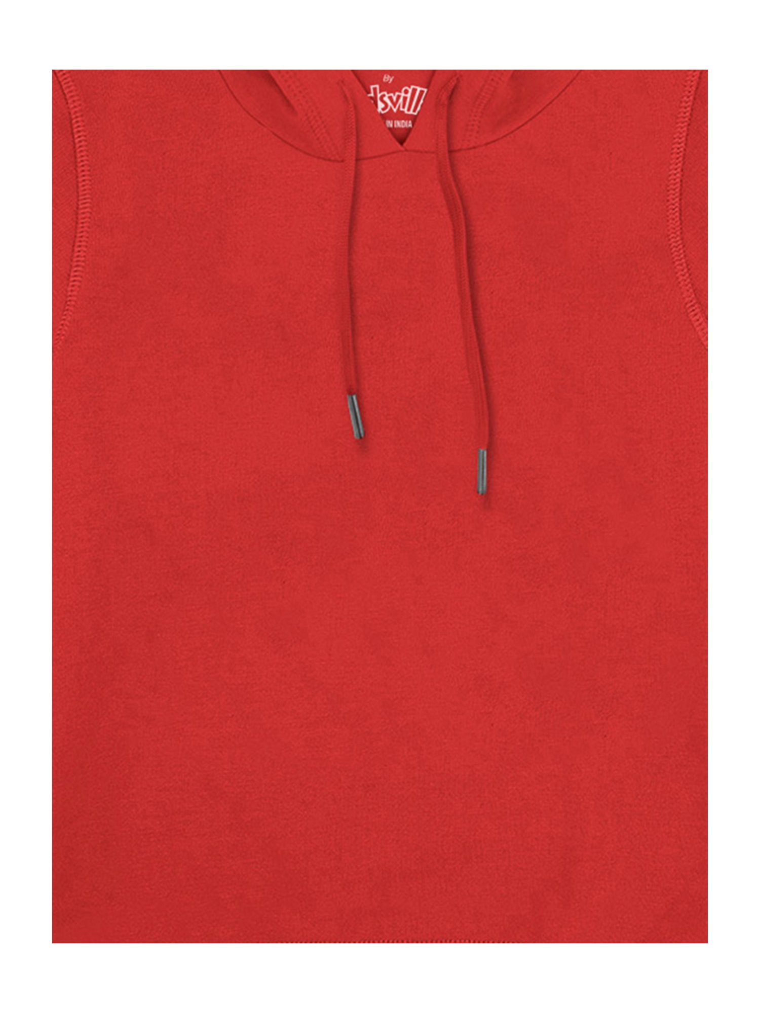 Kidsville Regular Fit Red Hoodie For Boys