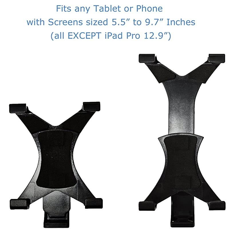 57" inch Pro Series Tripod,  Tablet Mount, Wireless Shutter Remote for iPad, iPad Air, iPad Mini, Most Other Tablets