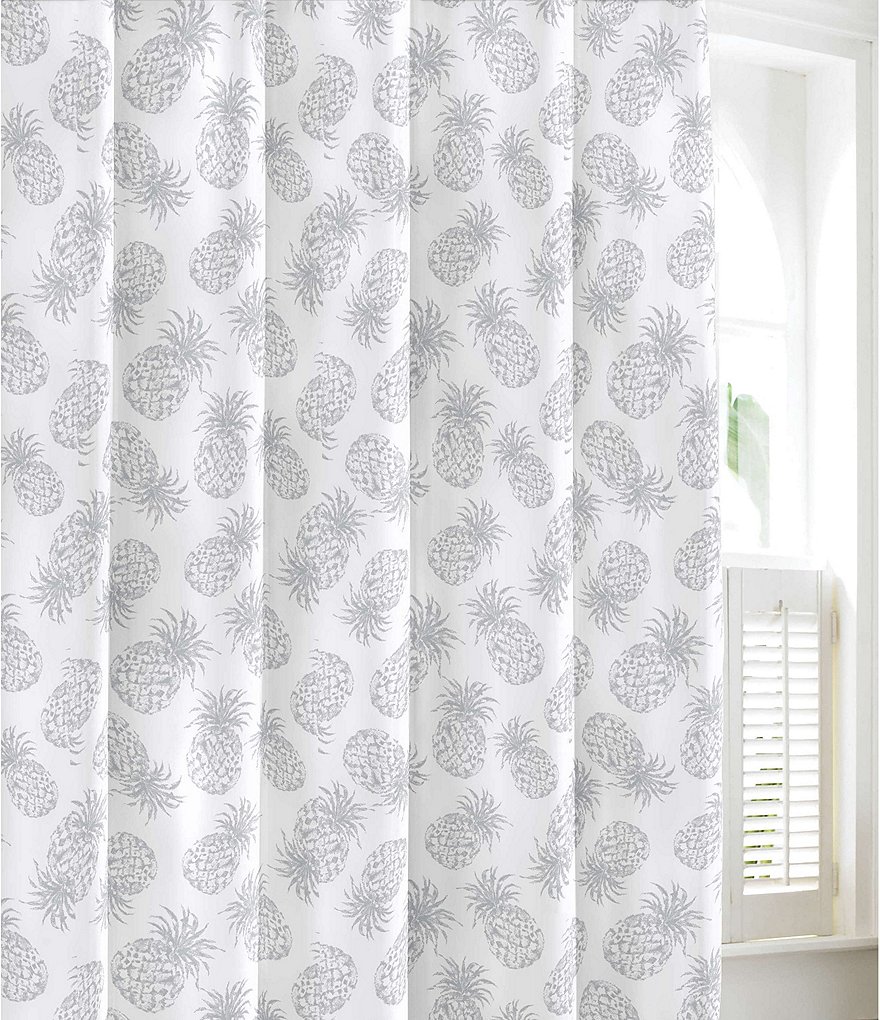 Tommy Bahama Tossed Pineapple Shower Curtain