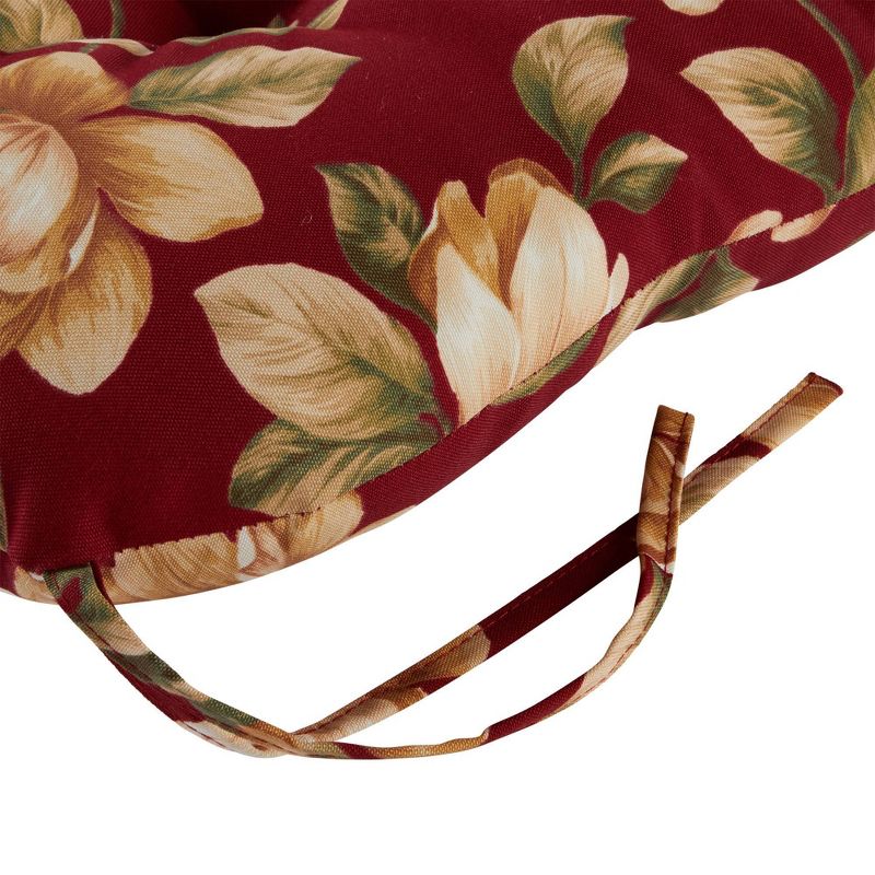 Roma Floral Outdoor Seat Cushion - Kensington Garden