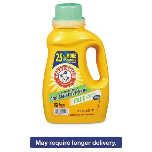 HE Compatible Liquid Detergent, Unscented, 50oz Bottle
