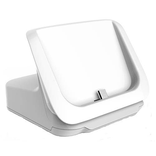 RND Dock for Samsung Galaxy S6 and S6 Edge with USB port (compatible with or without a slim-fit case) (white)