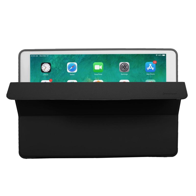 Insten - Tablet Case for iPad 10.2" 2019 & 2020, Gen 7 & 8, Liquid Silicone, Frosted Back, Auto Sleep/Wake, Pencil Charging, Red